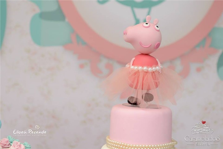 {Mini Party} Peppa Bailarina para Fernandinha